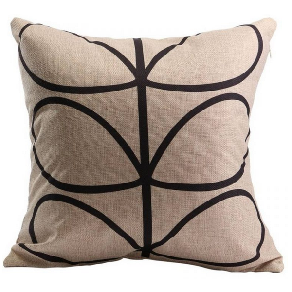 Prevleka za blazino LISTKI bež