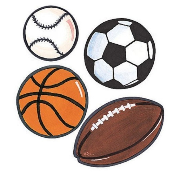 Stenska nalepka za otroško sobo, ŽOGE