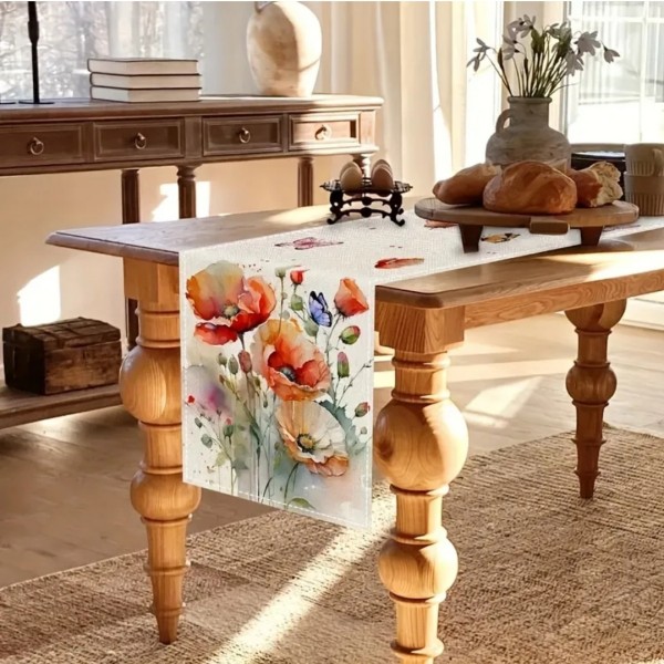 Namizni tekač 33cmX183cm, ŠOPEK Z MAKI 