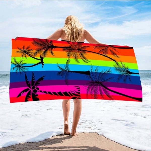 Brisača za plažo 70x140, KOKOSOVA DREVESA