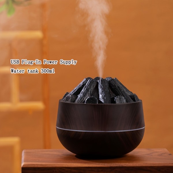 Difuzor za eterična olja VULKAN črne barve