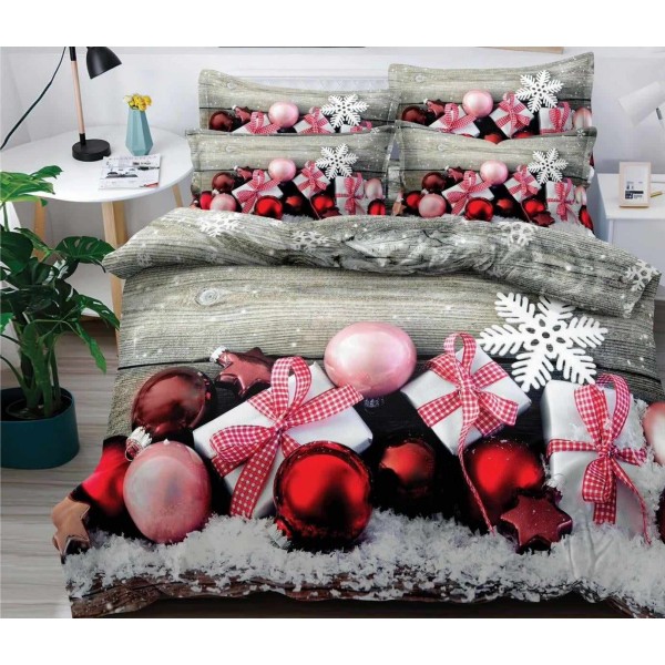 4 delna božična posteljnina 140X200 X-15