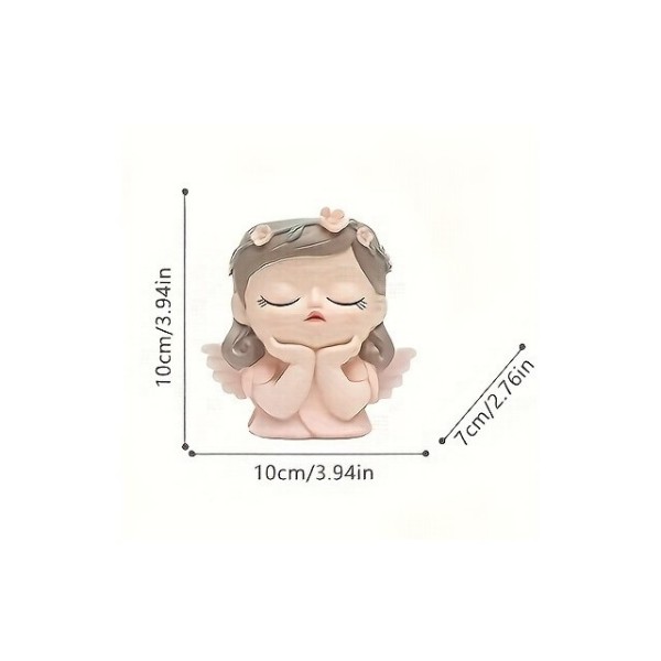 Cvetlični lonček DEKLICA S KRILI