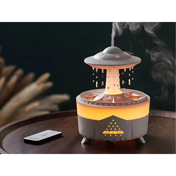 Aroma difuzor in vlažilec zraka UFO LED z daljinskim upravljalnikom 
