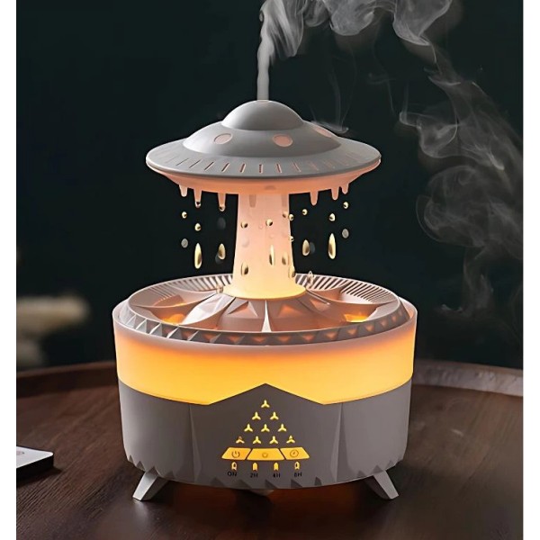 Aroma difuzor in vlažilec zraka UFO LED z daljinskim upravljalnikom 