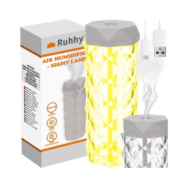 Vlažilec zraka z nočno lučko Ruhhy (400 ml)