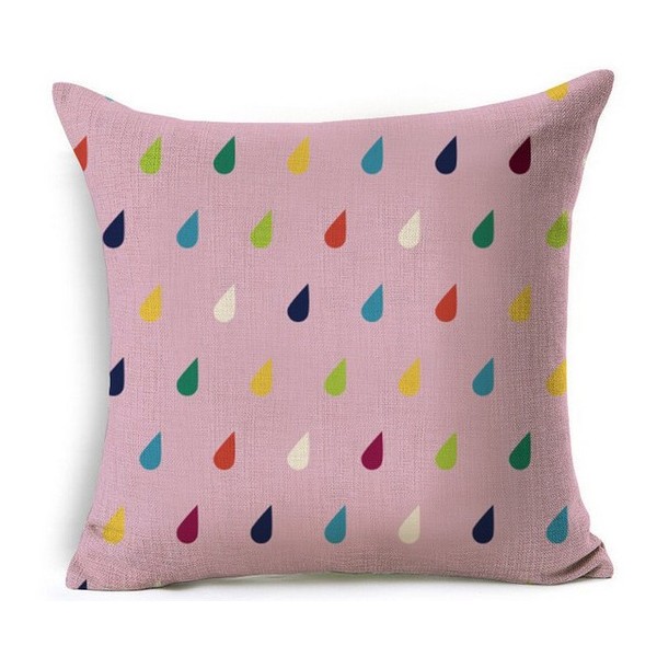 Prevleka za blazino KAPLJICE, roza