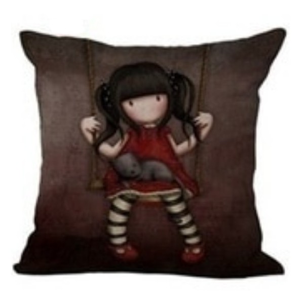 Okrasna blazina VILA Z MUCKO NA GUGALNICI