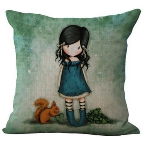 Okrasna blazina VILA Z VEVERIČKO