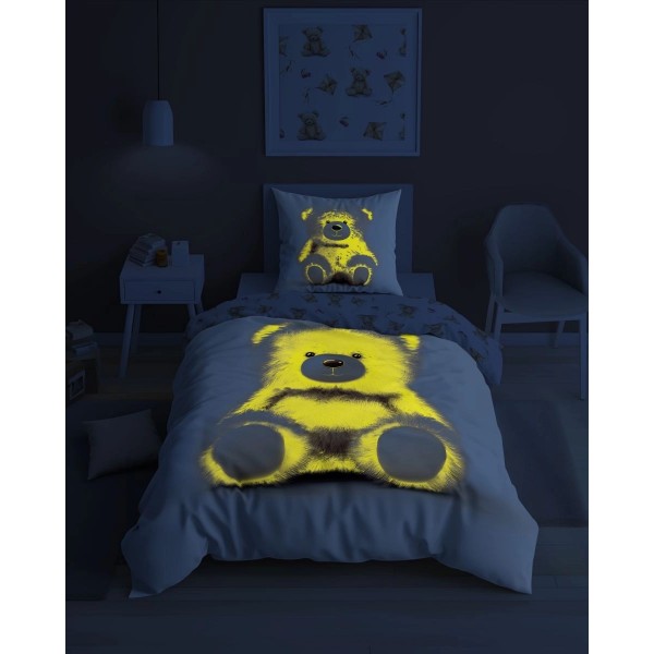 Otroška posteljnina 140X200 MEDO (sveti v temi) 