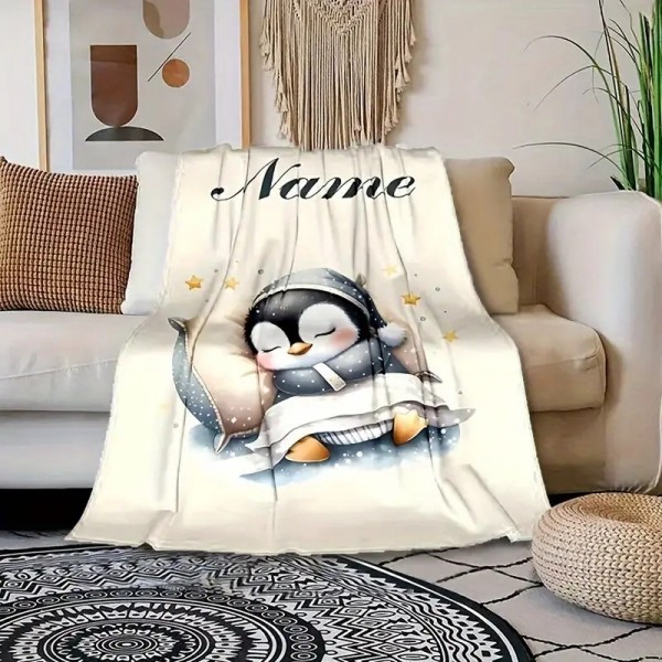 Personalizirana dekica 150x200, PINGVIN