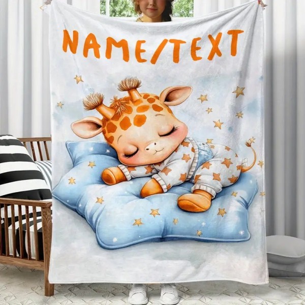 Personalizirana dekica 150x200, ŽIRAFA