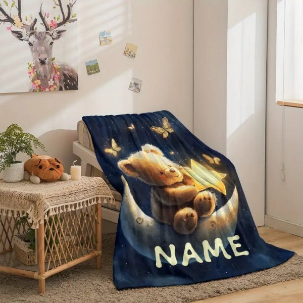 Personalizirana dekica 150x200 MEDO NA LUNI