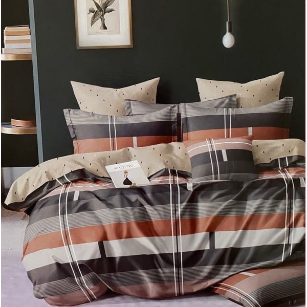 4 delna bombažna posteljnina, 160X200, M79-12