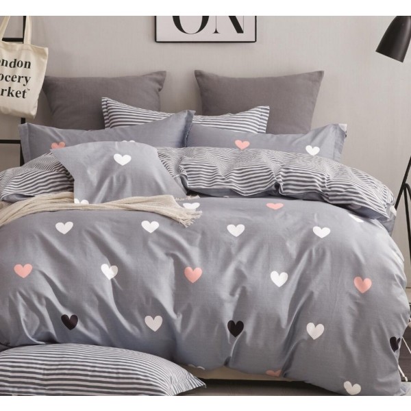 3 delna bombažna posteljnina, 160X200, 16A-243