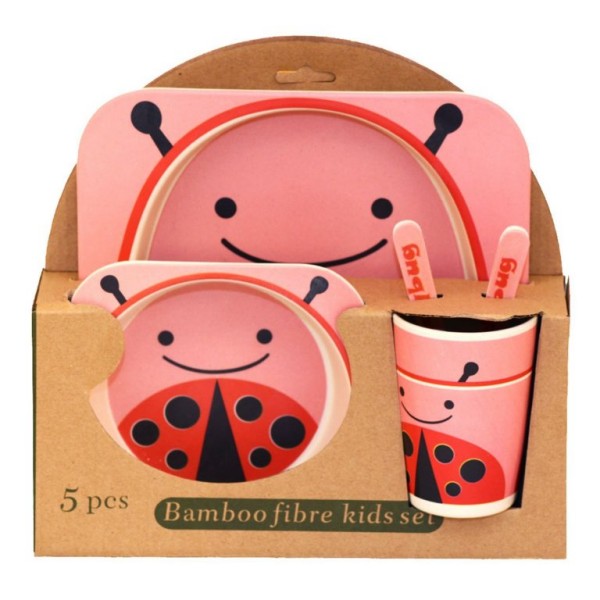 5-delni jedilni pribor iz bambusa, PIKAPOLONICA