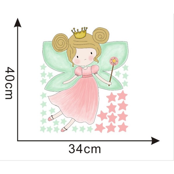 Stenska nalepka VILA S KRONICO