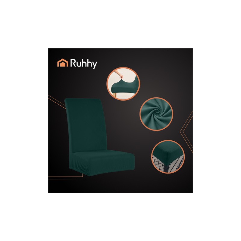 Komplet 6 prevlek za stole zelene barve