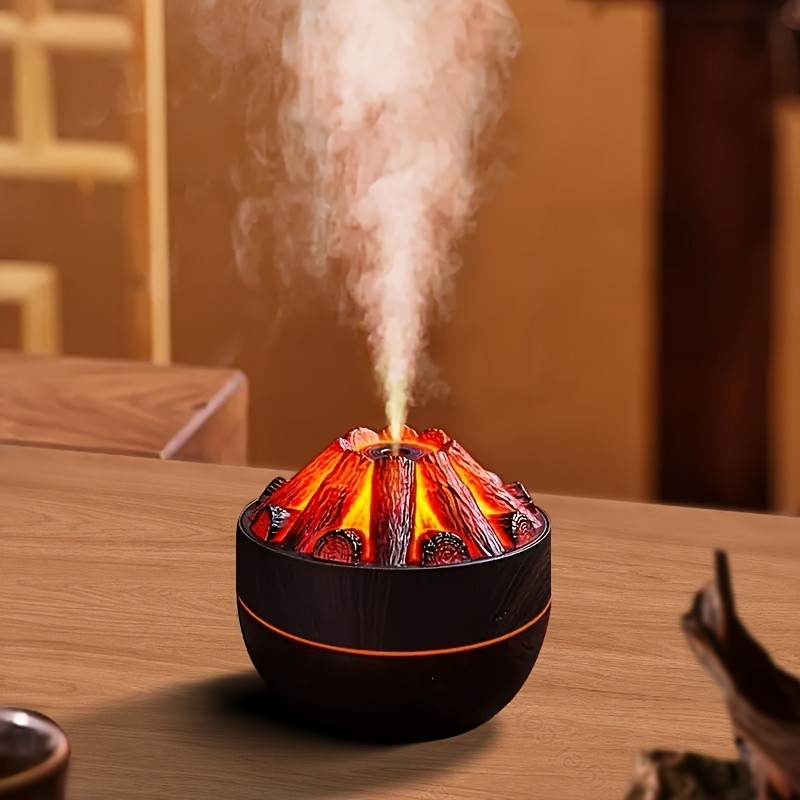 Difuzor za eterična olja VULKAN črne barve