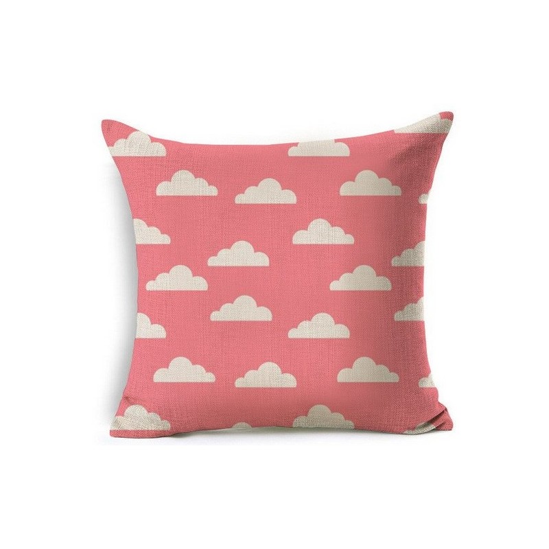 Prevleka za blazino OBLAČKI, roza 