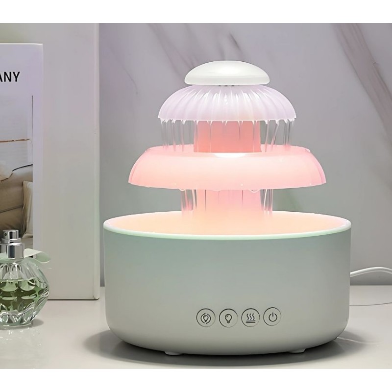 Vlažilec zraka v obliki fontane difuzor