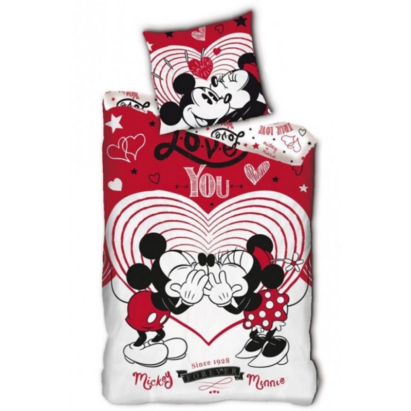 Otroška posteljnina 140X200, MICKEY IN MINNIE