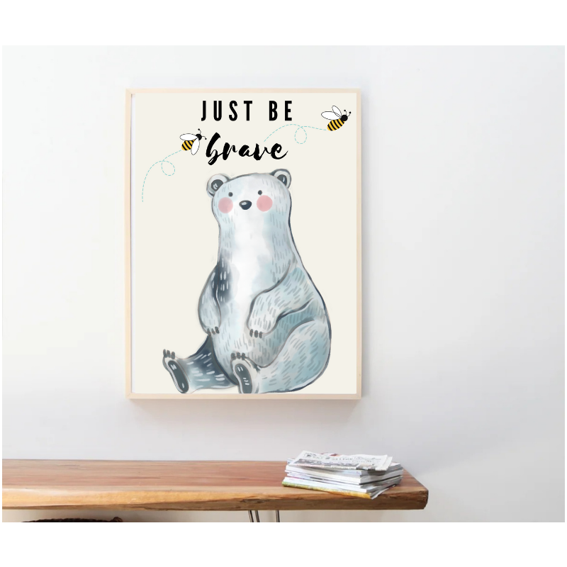 Digitalni poster MEDO, JUST BE BRAVE