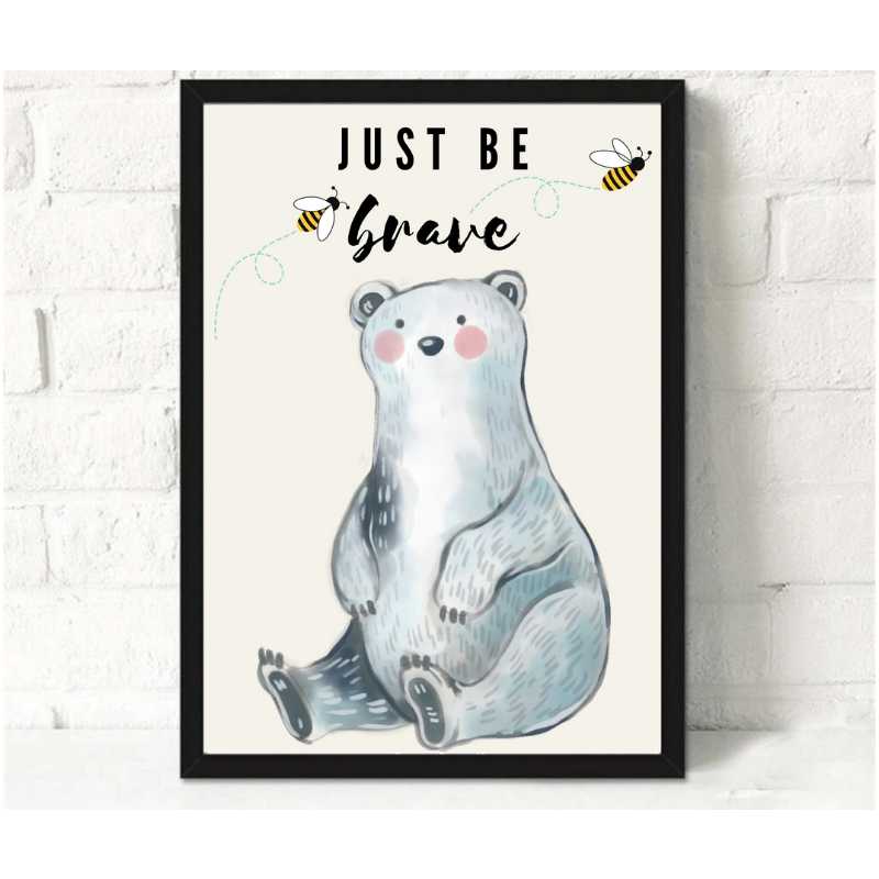 Digitalni poster MEDO, JUST BE BRAVE