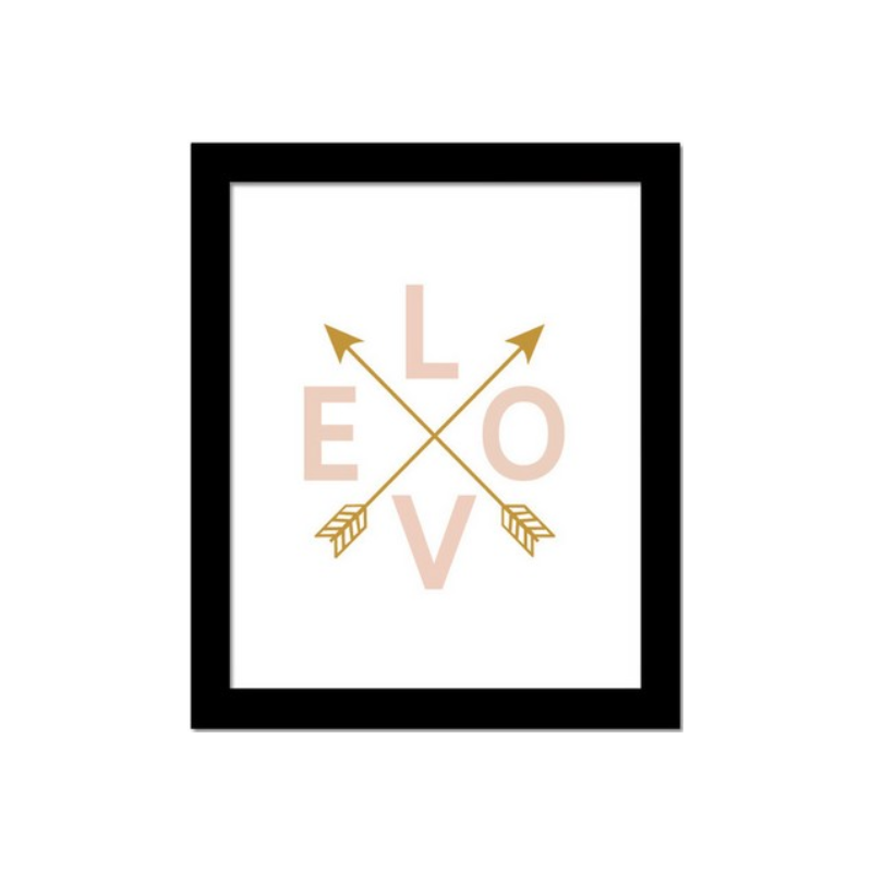 Print poster LOVE ROZA,30x21cm