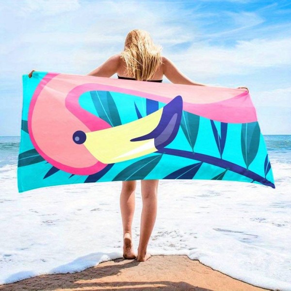 Brisača za plažo 70x140, FLAMINGO