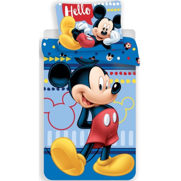 Otroška posteljnina 140X200, HELLO DISNEY MICKEY