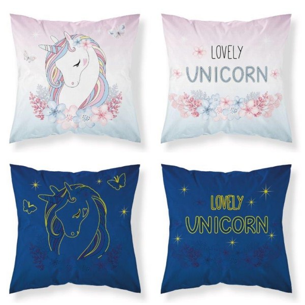 Okrasna blazina LOVELY UNICORN (sveti v temi)