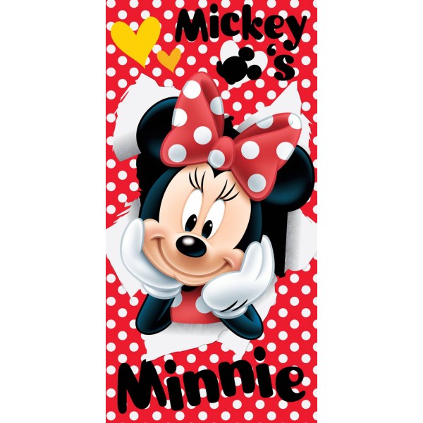 Brisača za plažo, MINNIE MOUSE,70x140,REA-03