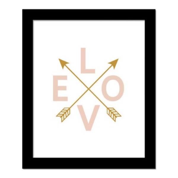 Print poster LOVE ROZA,30x21cm