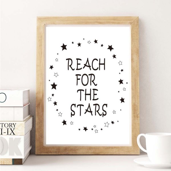 Print poster STARS,30x21cm