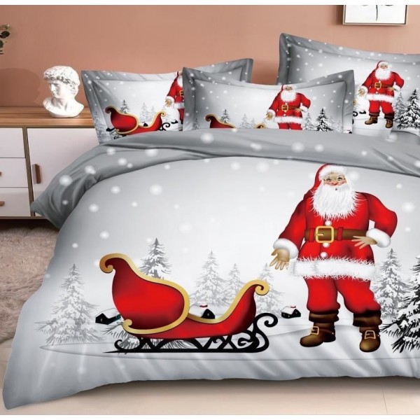 4 delna božična posteljnina 200X220 WA-36