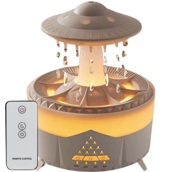 Aroma difuzor in vlažilec zraka UFO LED z daljinskim upravljalnikom 
