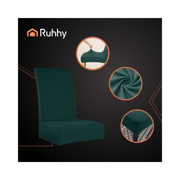 Komplet 6 prevlek za stole zelene barve 