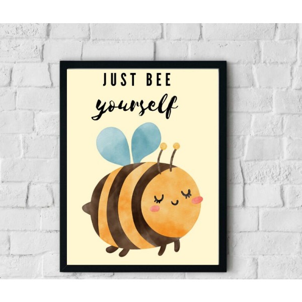 Digitalni poster ČEBELICA, JUST BEE YOURSELF