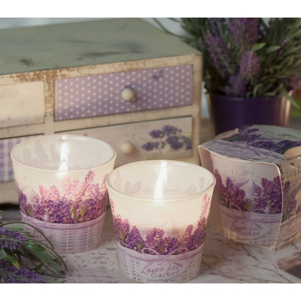 Dišeča svečka BARTEK CANDLES, Lavender Basket