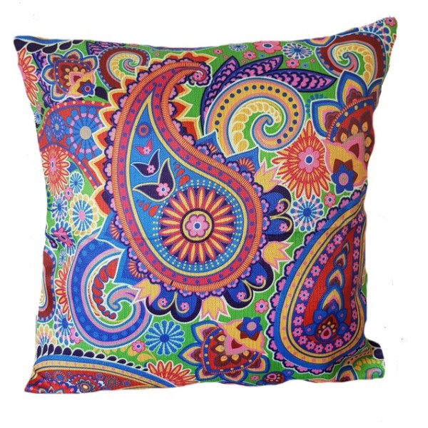 Okrasna blazina MANDALA, zelena