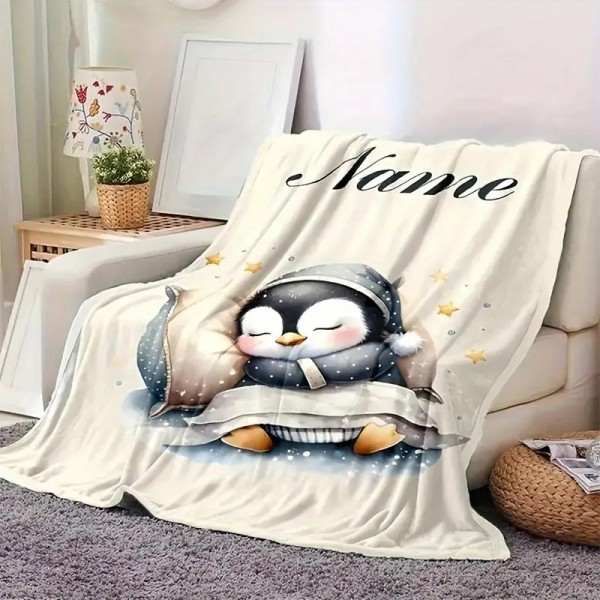 Personalizirana dekica 150x200, PINGVIN