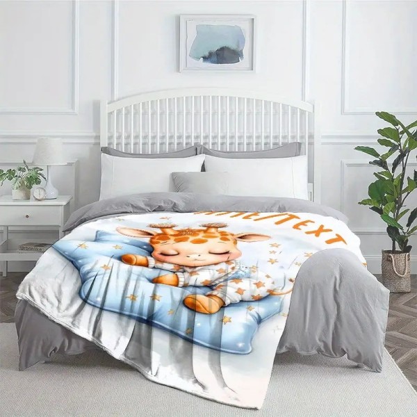 Personalizirana dekica 150x200, ŽIRAFA