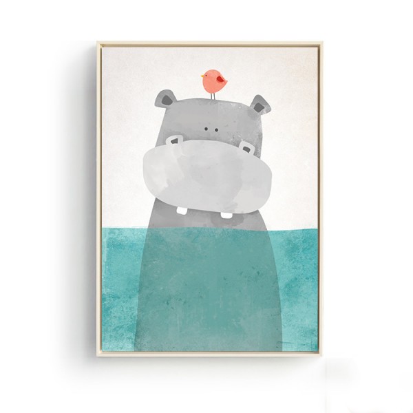 Print poster HIPO S PTIČKOM, 30x21cm