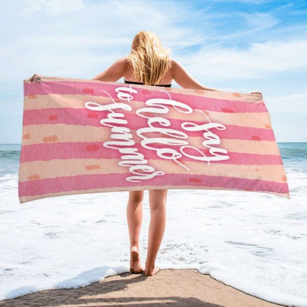 Brisača za plažo, HELLO TO SUMMER,170x90**