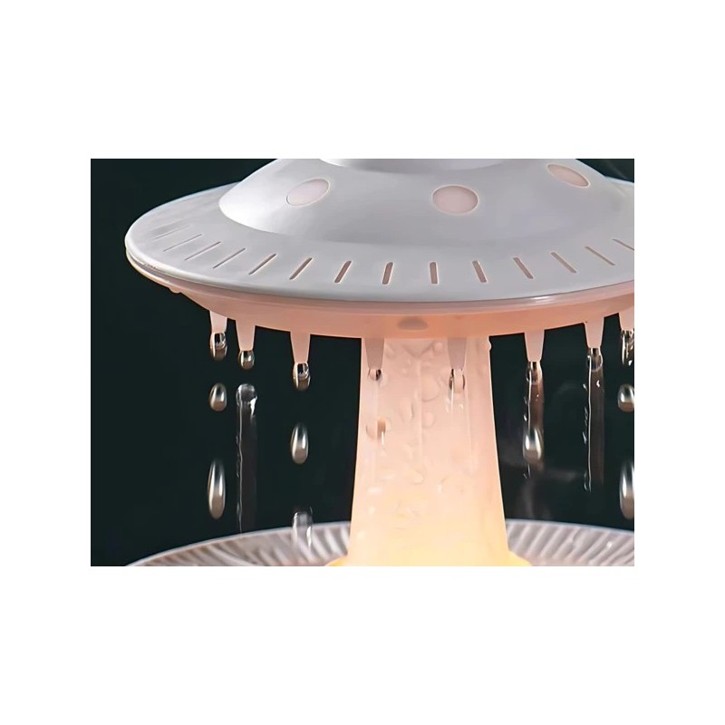 Aroma difuzor in vlažilec zraka UFO LED z daljinskim upravljalnikom 