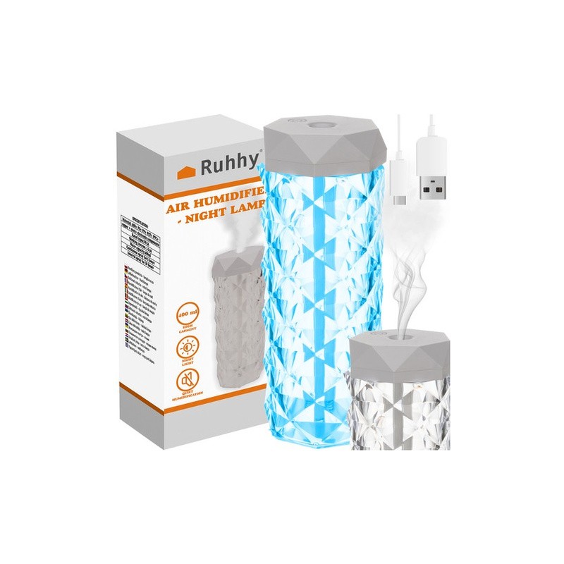 Vlažilec zraka z nočno lučko Ruhhy (400 ml)